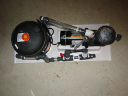 1120Complete filtration system with ozonator.