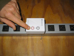 1200Appliance module (low watt remote switch). Set house code to same letter as high watt remote switch